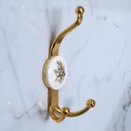 Badem10 Boncuk Gold Altın Askı Dolap Askılık Askılığı Banyo Mutfak Askısı Duvar Kapı Elbise Kıyafet Vestiyer