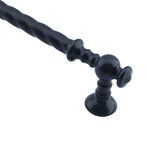 Badem10 Burgu Mobilya Mutfak Dolabı Çekmece Dolap Kapak Antrasit 96 mm Metal Kulp