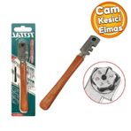 Badem10 Cam Kesici Elması 130 mm Klasik Kesici THT561301 Elmas Cam Kesme Tekerleği Kiti