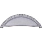 Badem10 Çanak Çekmece Mutfak Dolap Kapak 64 mm Metal Krom Kulp