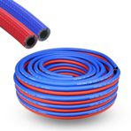 Badem10 Çiftli 10 mm 1 m Çelik Oksijen Termo Hava Hortumu