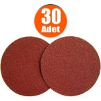 Badem10 Cırt Zımpara Spiral Avuç Taşlama 115 mm (30 Adet ) - 50 Kum