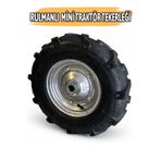 Badem10 Dişli Mini Traktör Pat Pat Tekerleği Rulmanlı 400x8 Dayanıklı Tarla Tipi Yüksek Performanslı Lastik