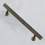Badem10 Doruk Kulp 160 mm Antik Sarı Metal Mobilya Çekmece Mutfak Dolabı Dolap Kulpları Kapak Kulpu Kulbu