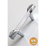 Badem10 Duru (PREMİUM) 64 Mm Metal Mobilya Mutfak Çekmece Dolabı Dolap Krom Renk Kulpları Kulbu Kulpu