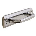 Badem10 Elif Çekme Kolu Kapı Tutma 17,5 cm Krom Metal Kapı Kulp