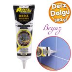 Badem10 Fayans Seramik Mermer Yer Duvar İçin Tamir Wc Banyo Tadilat Derz Dolgu Beyaz 380 Gr