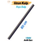 Badem10 Foça Soft Antik Sarı 800 mm Uzun Metal Kulp 3 Vidalı Mobilya Çekmece Dolap Kapak Kulpları Premium