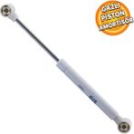 Badem10 Gazlı Piston Dolap Amortisörü 27 cm Beyaz Çelik Gövde ile 100N Kaldırma Gücü