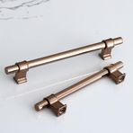 Badem10 Hisar Bronz Metal Kulp 192 Mm-19.2 cm Mobilya Çekmece Mutfak Dolap Kapak Dolabı Kulpları Kulbu Kulpu