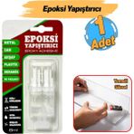 Badem10 Hızlı Kuruyan Epoksi Yapıştırıcı 6 ml Güçlü Genel Amaçlı Yapışma Metal Plastik Seramik Cam Kullanım