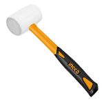 Badem10 İngco Tokmak Fiberglass 450 g 32 cm Saplı Beyaz Tokmak