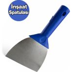 Badem10 Inşaat Spatulası 12 cm Çelik Ağızlı Plastik Saplı Duvar Alçı Macun Uygulama Spatula Dayanıklı - 1,1 lt