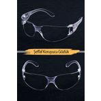 Badem10 İş Güvenlik Güvenliği Gözlüğü Koruyucu Deney Laboratuvar Gözlük S500 Dinamik Şeffaf Ürünleri