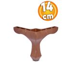 Badem10 Kahve 14 cm Baza Mobilya Kanepe Sehpa Puf Koltuk Ayağı