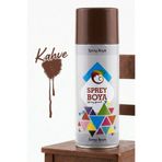 Badem10 Kahverengi Sprey Boya 400 ml Metal Ahşap Beton Yüzeylere Uygun Hobi Dekoratif Amaçlı Sprey Boya