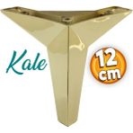 Badem10 Kale Lüks Mobilya Kanepe Sehpa Tv Ünitesi 12 cm Altın Gold Baza Ayak