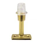 Badem10 Kapı Stoperi Tamponu Gold 8 cm Metal Kapı Stopu Kapı Durdurucu Tutucu Silikonlu