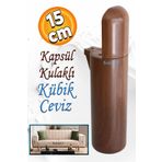 Badem10 Kapsül Bohem (PREMİUM) Ceviz 15 Cm Mobilya Kanepe Tv Ünitesi Koltuk Baza Ayağı Ayakları
