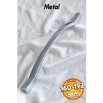 Badem10 Kartaca Mobilya Mutfak Çekmece Dolap Dolabı Kapak Kulpu Kulpları Kulbu 160-192 Mm Metal Kulp