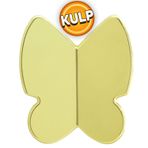 Badem10 Kelebek Çocuk Bebek Genç Odası Çekmece Dolap Kapak Kulpu Kulbu Plastik Pirinç Kulp 32 mm