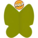 Badem10 Kelebek Çocuk Bebek Genç Odası Çekmece Dolap Kapak Plastik Mat Yeşil 32 mm Kulp