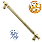 Badem10 Kesir Mobilya Mutfak Dolabı Çekmece Dolap Kapak Gold Altın 192 mm Metal Kulp