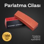 Badem10 Kırmızı Araç ve Metal Yüzey Parlatma Cilası 9X2X2 cm 1 Adet Parlatma Bloğu - 0,25 lt