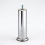Badem10 Krom Gümüş 15 cm Metal Kalın 51 mm Mobilya Ayağı Modern Dayanıklı Koltuk Kanepe Tv Ünitesi M8 Civata - 75757522 - 543543543666