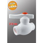 Badem10 Küresel Pprc Ekonomik Plastik 25'lik Pvc Su Vanası Musluk Dişsiz Aç Kapa Boru Kaynak Makine Bağlantı