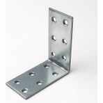 Badem10 L Demir Gönye 30X60X60 mm ( 50 Adet ) Metal Mobilya Bağlantı Aparatı Köşe Raf Sabitleme Demiri - Metalik Gri