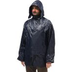 Badem10 Lacivert XL Beden Görevli İş Motorcu Yağmurluk Yağmurluğu Kapşonlu Ceket