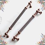 Badem10 Ladin Antik Bakır Metal Kulp Kulpu 128 mm Mobilya Çekmece Mutfak Dolabı Dolap Kapak Kulpları Kulbu
