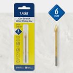 Badem10 M530172 Cam Seramik Fayans Tuğla Alüminyum Için Delme Matkap Ucu 6 mm - Bronz