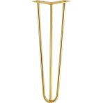 Badem10 Martı 71 cm Gold Altın Metal Masa ve Sehpa Ayağı Tekli Dayanıklı Mobilya Yükseltici Destek Modeli