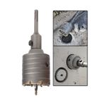 Badem10 Master 50 mm Adaptörlü Duvar Beton Delme Buat Açma Panç