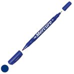 Badem10 Mercure Cd Kalemi Marker Çift Uçlu 0.5-1 mm Mavi