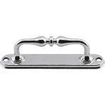 Badem10 Metal Mobilya Mutfak Dolabı Çekmece Kapı Dolap Kapak Krom 12 cm Çekme Kulp