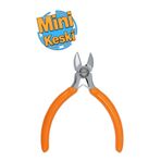 Badem10 Mini Yan Keski Kombine Pense Küçük Plastik Saplı 10 cm Kargaburnu Metal 1 Adet