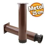 Badem10 Mobilya Kanepe Baza Koltuk Destek Ayağı Ayarlanabilir 25 cm Kahverengi Metal Ayak