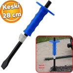 Badem10 Murç Düz Uç Kırıcı Keski Beton Kaya Taş Maden Delici Hilti Ucu 28 cm