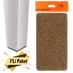 Badem10 Nobel Masa Sandalye Parke Zemin Koruyucu Yapışkanlı Dikdörtgen 240x120 mm Keçe