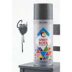 Badem10 Normal Gri Sprey Boya 400 ml Metal Ahşap Beton Yüzeylere Uygun Hobi Dekoratif Amaçlı Sprey Boya