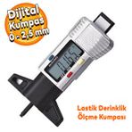 Badem10 NT Tools Dijital LCD Lastik Derinlik Ölçme Kumpası Ntt107 Ölçer