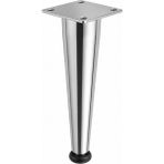 Badem10 Omaks (1 Adet) 15 cm Metal Krom Düz Mobilya Sehpa Kanepe Ayağı Montaj Vidaları Dahil Ayak - 15cm