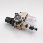 Badem10 Otomatik Boşaltma Yüksek Kapasite Ikili Şartlandırıcı 1/4" Pnömatik Hava Filtre Yağlayıcı Frl Seti