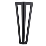 Badem10 Ovit Koltuk Baza Puf Sehpa Tv Ünite Masa Mobilya Ayağı Ayakları Metal Ayak 14 cm Siyah
