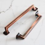 Badem10 Penguen 160 Mm Antik Bakır Metal Kulp Mutfak Çekmece Mobilya Dolap Dolabı Kapak Kulpları Kulpu Kulbu