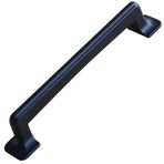 Badem10 Penguen Siyah Metal 128 Mm-12.8 cm Mobilya Çekmece Mutfak Dolabı Dolap Kapak Kulpları Kulbu Kulpu