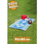 Badem10 Piknik Cami Park Plaj Bahçe Balkon Teras Kamp Outdoor Karavan Mat 90x180 cm Plastik Hasır Halı Kilim